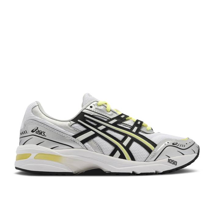 アシックス Asics 【 Gel 1090 'White Silver Yellow' Men White/Black 】 Silver 銀色・シルバー 靴 メンズ靴 スニーカー メンズ 白色 ホワイト 黒色 ブラック