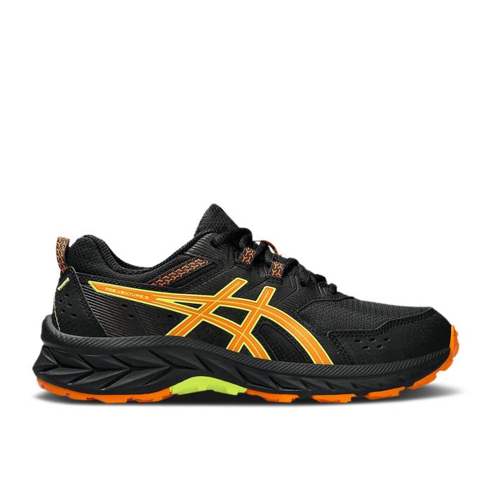 楽天スニケスアシックス Asics 【 Gel Venture 9 Gs 'Black Bright Orange' Youth Black/Bright Orange 】 キッズ ベビー マタニティ キッズファッション 靴 スニーカー ジュニア キッズ 黒色 ブラック orange 橙・オレンジ