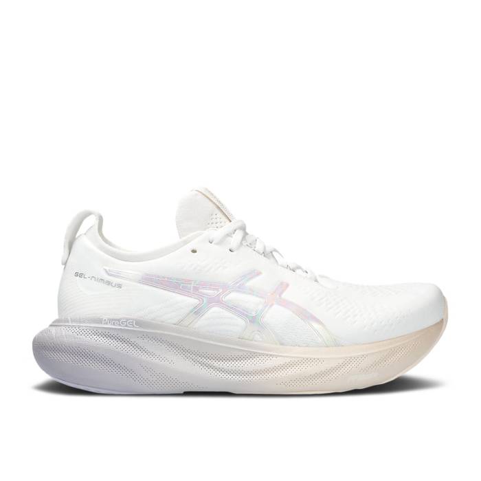 楽天スニケスアシックス Asics 【 Wmns Gel Nimbus 25 'Anniversary Pack' Women White/Rose Dust 】 靴 レディース靴 スニーカー レディース 白色 ホワイト Rose ローズ