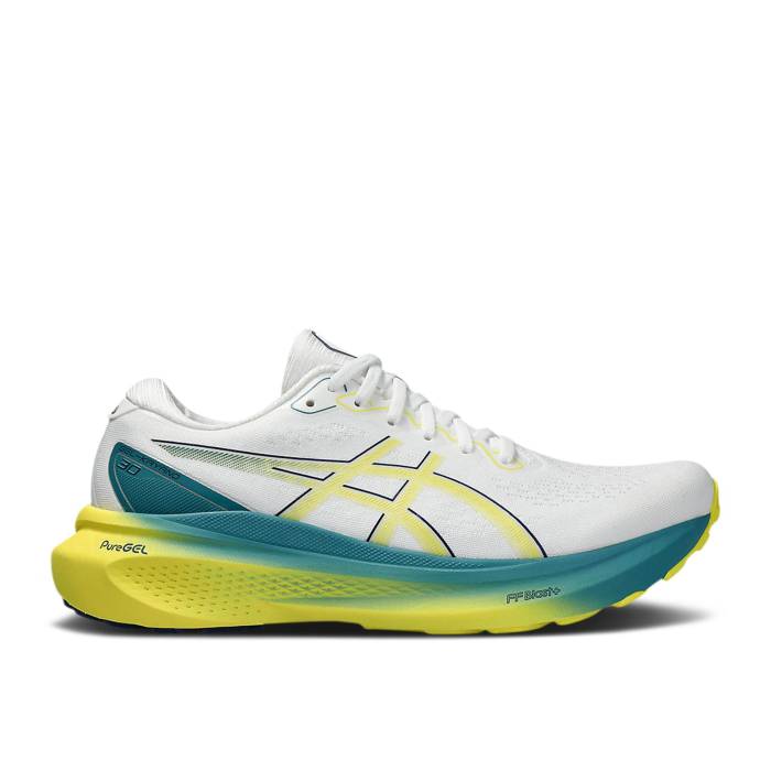 アシックス Asics 【 Gel Kayano 30 'White Bright Yellow' Men White/Bright Yellow 】 靴 メンズ靴 スニーカー メンズ 白色 ホワイト yellow 黄色・イエロー