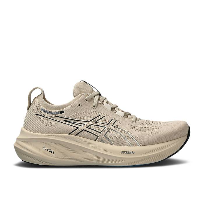 アシックス Asics 【 Gel Nimbus 26 'Feather Grey Black' Men Feather Grey/Black 】 灰色 グレー 靴 メンズ靴 スニーカー メンズ 灰色 グレー 黒色 ブラック