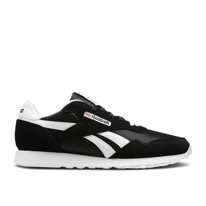 リーボック Reebok 【 Royal Nylon 'Black White' Men Black/Black/White 】 ナイロン 靴 メンズ靴 スニーカー メンズ 黒色 ブラック 白色 ホワイト