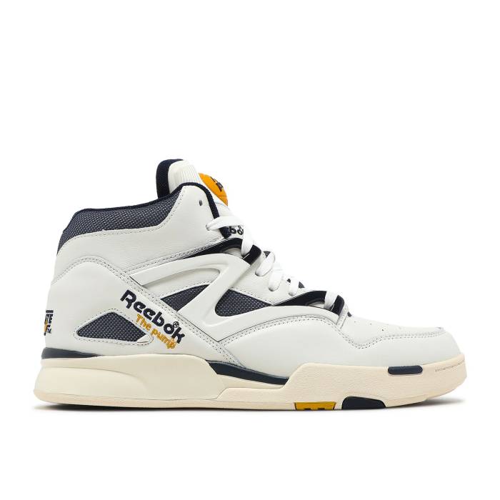 リーボック Reebok 【 Pump Omni Zone 2 'Chalk Vector Navy' Men Chalk/Bright Ochre/Vector Navy 】 ポンプ オムニ zone ゾーン 靴 メンズ靴 スニーカー メンズ 紺色 ネイビー