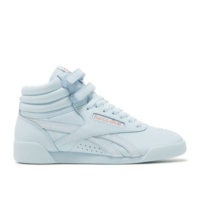 楽天スニケスリーボック Reebok 【 Cardi B X Freestyle High Big Kid 'Glass Blue' Youth Glass Blue/Glass Blue/Glass Blue 】 フリースタイル ハイ キッズ ベビー マタニティ キッズファッション 靴 スニーカー ジュニア キッズ 青