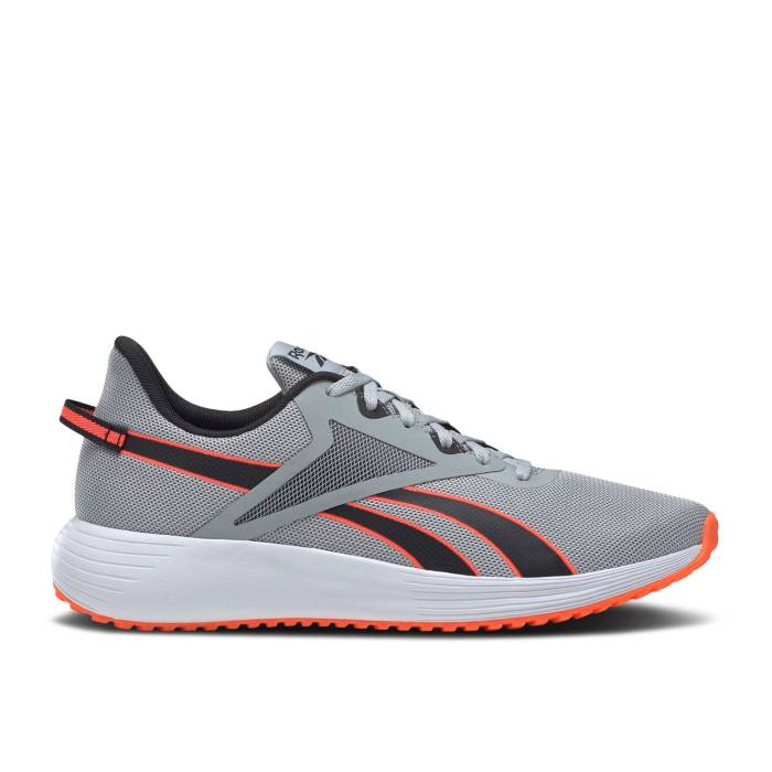 ꡼ܥå Reebok  Lite Plus 3 'Grey Orange Flare' Men Pure Grey/Core Blac...