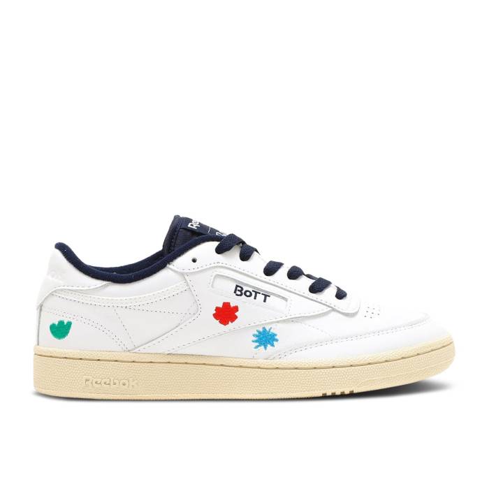 リーボック Reebok 【 Birth Of The Teenager X Club C 85 'Wave 2' Men White/Vector Navy/Paper White 】 クラブ 靴 メンズ靴 スニーカー メンズ 白色 ホワイト 紺色 ネイビー