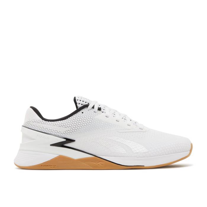 リーボック Reebok 【 Nano X3 'White Black Gum' Men Footwear White/Core Black/Rubber Gum 】 ナノ 黒色 ブラック 靴 メンズ靴 スニーカー メンズ 白色 ホワイト コア 黒色 ブラック ラバー