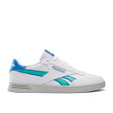 リーボック Reebok 【 Court Advance 'White Kinetic Blue Green' Men White/Kinetic Blue/U...