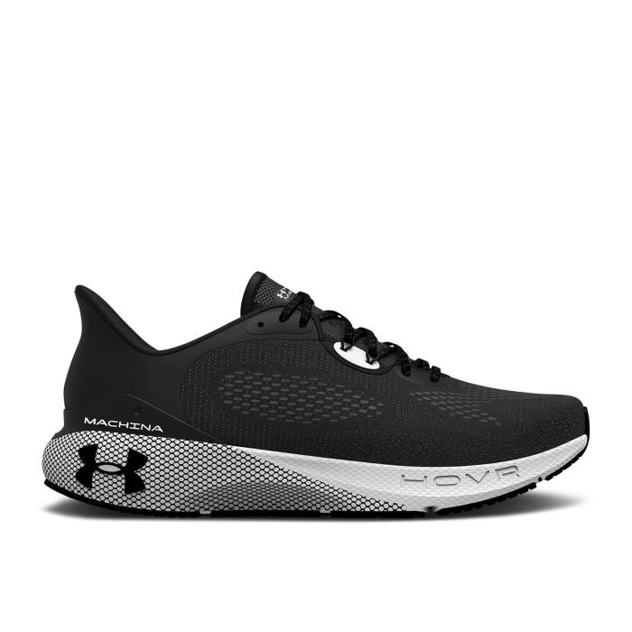 アンダーアーマー Under Armour 【 Wmns Hovr Machina 3 'Black White' Women Black/White 】 靴 レディース靴 スニーカー レディース 黒色 ブラック 白色 ホワイト(4)