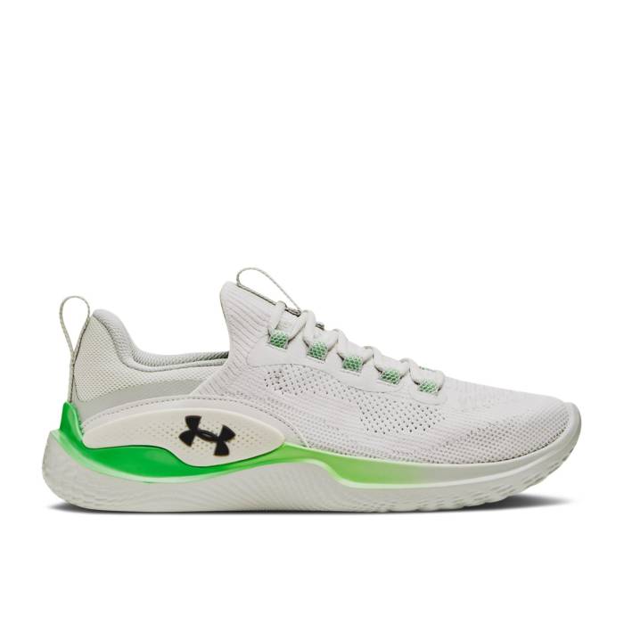 アンダーアーマー Under Armour 【 Flow Dynamic 'White Clay Green Screen' Men White Clay/Green Scr..