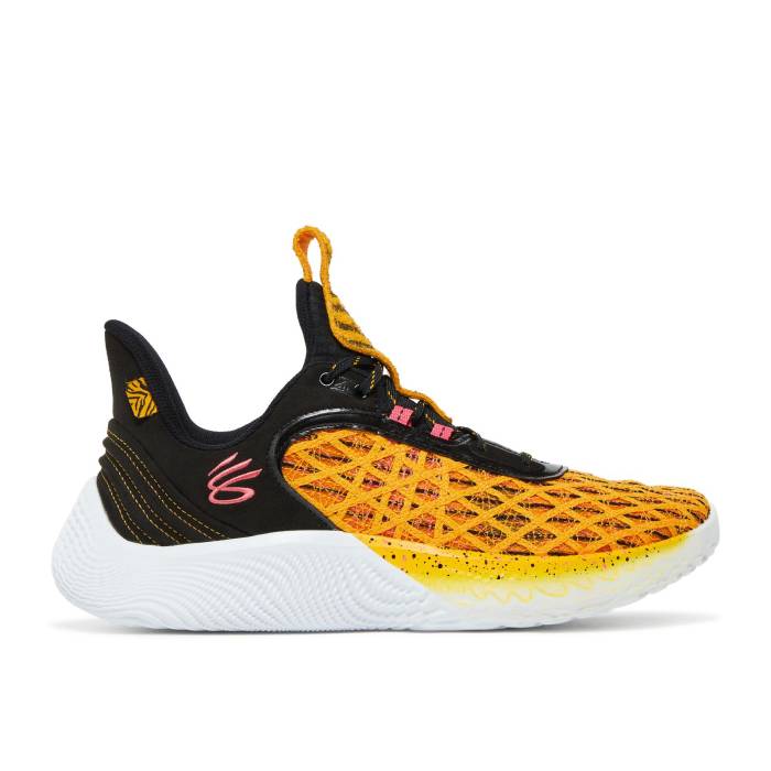楽天スニケスCurry Brand 【 Sesame Street X Curry Flow 9 'Street Pack - Beyond The Stripe' Men Black/Yellow Nectar/Gala 】 street ストリート カリー フローレス 靴 メンズ靴 スニーカー メンズ 黒色 ブラック yellow 黄色・イエロー