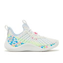 Curry Brand 【 Curry Flow 10 Gs 'Splash Party' Youth White/Electric Blue/Metallic Silver 】 カリー フローレス キッズ ベビー マタニティ キッズファッション 靴 スニーカー ジュニア キッズ 白色 ホワイト 青色