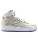 ナイキ Nike 【 W's Air Force One Hi Prm Qs 'Iridescent' Women White/White-Metallic S...