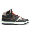 ナイキ Nike 【 Court Force High Men Black/Metallic Copper-White-Team Red 】 コート ハイ 靴 ...