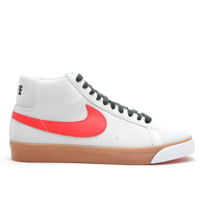 ʥ Nike  Blazer Premium Sb 'Swoosh Life' Men White/Lt Hot-Red  ֥쥤...