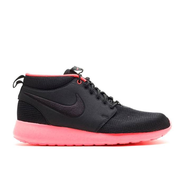 ナイキ Nike 【 Rosherun Mid Men Black/Black-Atomic Red 】 ローシラン ミッド 靴 メンズ靴 その他 メンズ 黒色 ブラック Red 赤・レッド