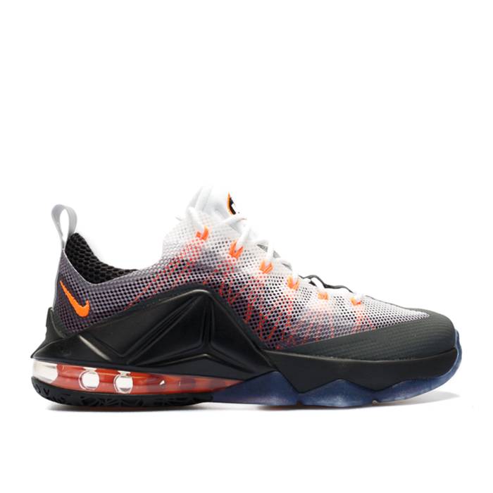 ʥ Nike  Lebron 12 Low 'Air Max 95' Men Wolf Grey/White-Team Orange-...
