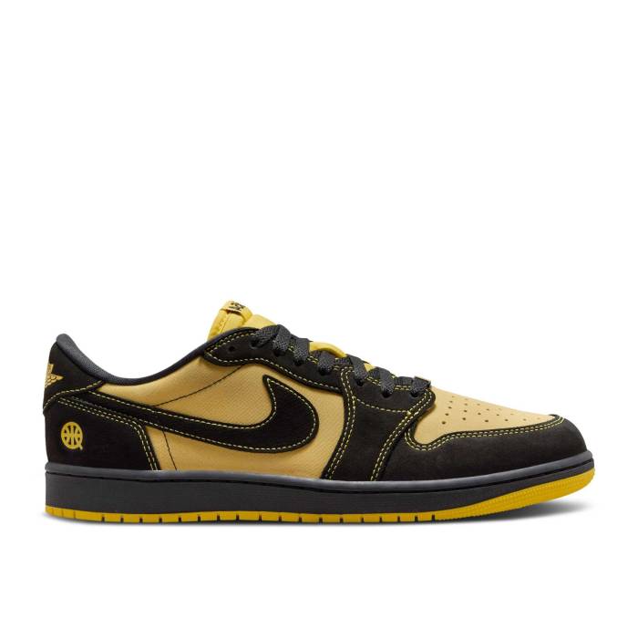 ナイキ エアジョーダン Air Jordan 【 Quai 54 X Jordan 1 Retro Low Og 'Black Tour Yellow Red'...