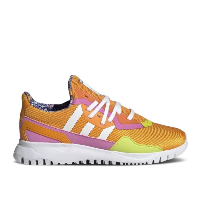 楽天スニケスアディダス Adidas 【 Kevin Lyons X Originals Flex J 'Monster' Youth Cloud White/True Pink/Shadow Navy 】 ケビン オリジナルス キッズ ベビー マタニティ キッズファッション 靴 その他 ジュニア キッズ 白色 ホワ