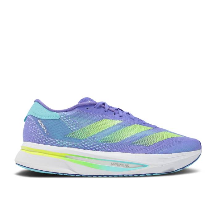 アディダス Adidas 【 Adizero Sl2 'Blue Spark Lucid Lemon' Men Cobalt Blue/Lucid Lemon/Blue Spark 】 アディゼロ 靴 メンズ靴 その他 メンズ 青色 ブルー