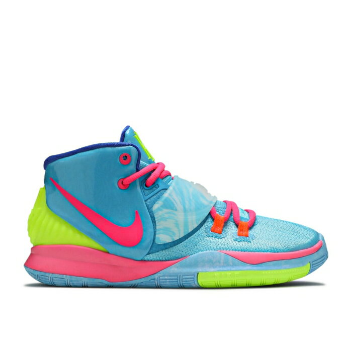 楽天スニケスナイキ Nike 【 Kyrie 6 Gs 'Pool' Youth Baltic Blue/Hyper Royal/Volt/Hyper Pink 】 Kyrie カイリー キッズ ベビー マタニティ キッズファッション 靴 スニーカー ジュニア キッズ 青色 ブルー pink ピンク