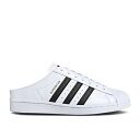 アディダス Adidas 【 Superstar Slip-On Backless Mule 'Cloud White' Men Cloud White/Core Black/Cloud White 】 Superstar スーパースター slip-on スリッポン 靴 メンズ靴 スニーカー メンズ 白色 ホワイト コア 黒色 ブラ