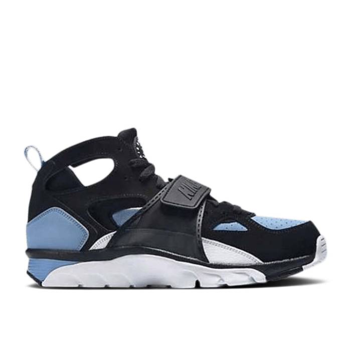 ナイキ Nike 【 Air Trainer Huarache 'Cool Blue' 2015 Men Black/White/Cool Blue 】 トレーナー Huarache ハラチ メンズ 黒色 ブラック 白色 ホワイト クール 青色 ブルー