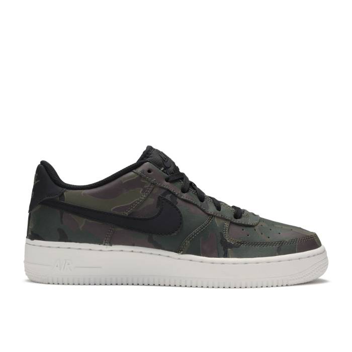 ナイキ Nike 【 Air Force 1 Lv8 Gs 'Forest Camo' Youth Medium Olive/Black 】 ジュニア キッズ olive オリーブ 黒色 ブラック