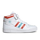 アディダス Adidas 【 Wmns Forum Mid 'Preloved Red Blue' Women Cloud White/Preloved Red/Preloved Blue 】 フォーラム ミッド Red 赤・レッド 靴 レディース靴 スニーカー レディース 白色 ホワイト Red 赤・レッド 青(4)