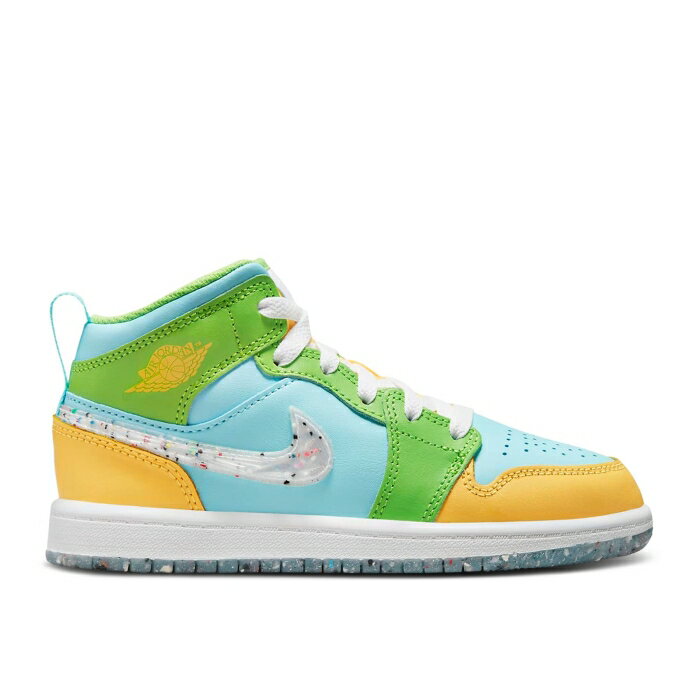 ʥ硼 Air Jordan  Jordan 1 Mid Se Ps 'Recycled Grind' Youth Gla...