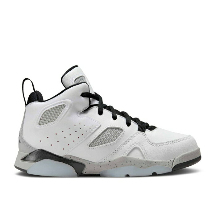 楽天スニケスナイキ　エアジョーダン Air Jordan 【 Jordan Flight Club 91 Ps 'White Metallic Silver' Youth White/Black/Metallic Silver/Gym Red 】 Flight フライト クラブ キッズ ベビー マタニティ キッズファッション 靴 スニーカ