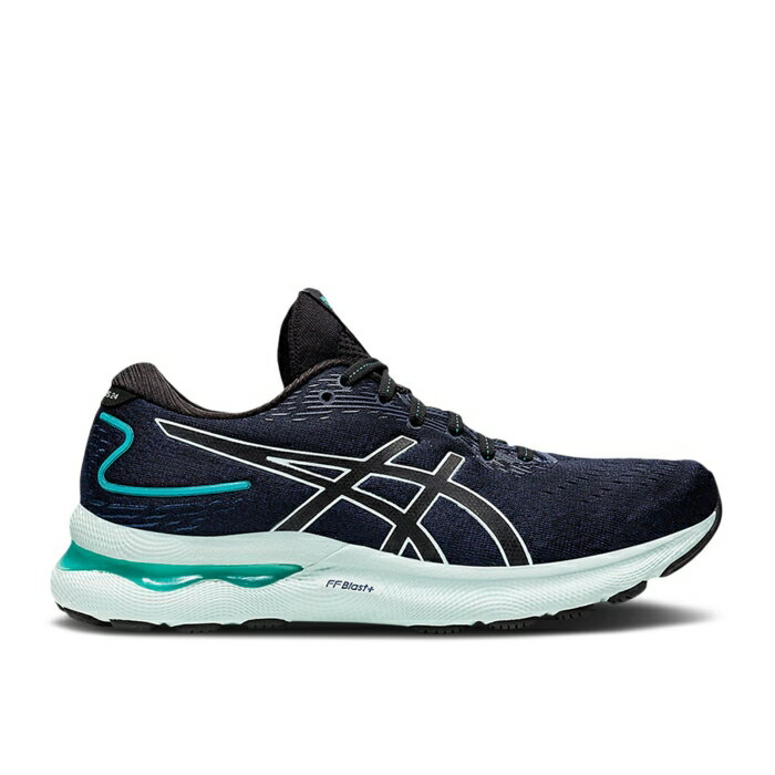 アシックス Asics 【 Wmns Gel Nimbus 24 'Black Soothing Sea' Women Black/Soothing Sea 】 靴 レディース靴 スニーカー レディース 黒色 ブラック