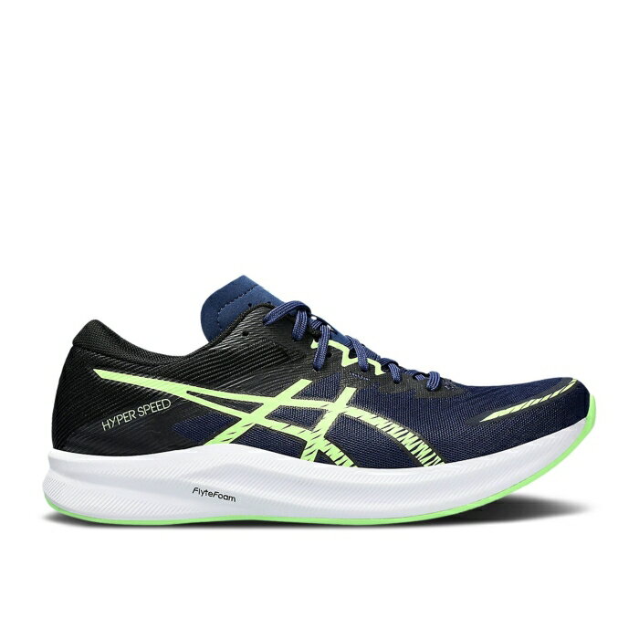 アシックス Asics 【 Hyper Speed 3 'Blue Expanse Illuminate Green' Men Blue Expanse/Illuminate Green 】 Speed スピード 靴 メンズ靴 スニーカー メンズ 青色 ブルー green 緑・グリーン