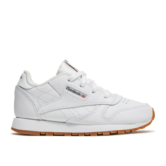 リーボック Reebok 【 Classic Leather Toddler 'White Gum' Infant White/Gum 】 クラシック レザー ベビー 赤ちゃん用 キッズ ベビー マタニティ ベビーファッション 靴 スニーカー ベビー 白色 ホワイト