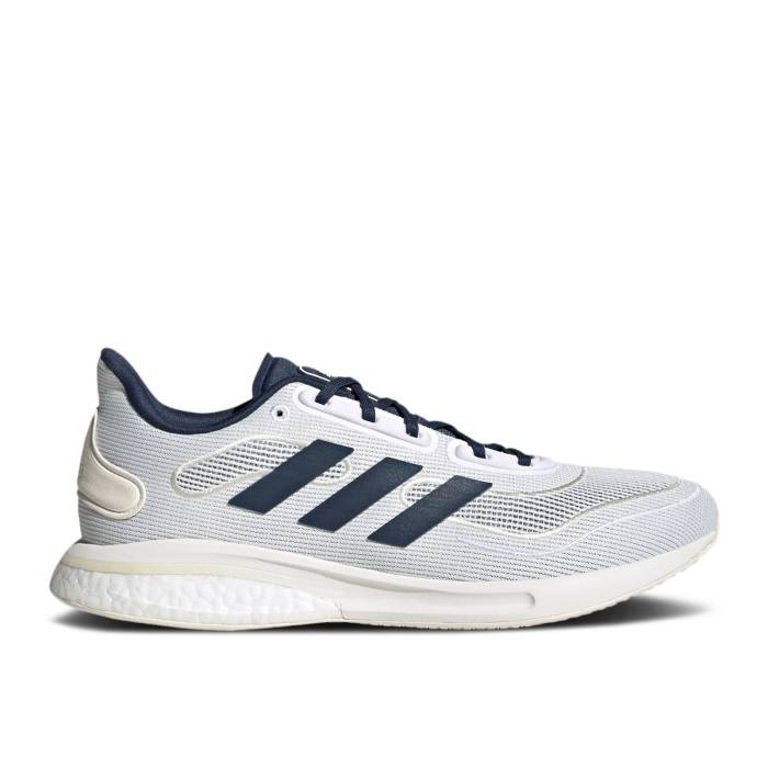 アディダス Adidas 【 Supernova 'White Crew Navy' Men Core White/Crew Navy/Core White 】 スーパーノバ・ノヴァ クルー 靴 メンズ靴 スニーカー メンズ コア 白色 ホワイト クルー 紺色 ネイビー