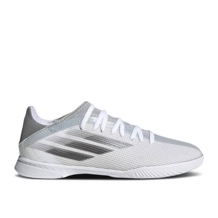 楽天スニケスアディダス Adidas 【 X Speedflow.3 In J 'White Solar Red' Youth Cloud White/Iron Metallic/Solar Red 】 キッズ ベビー マタニティ キッズファッション 靴 スニーカー ジュニア キッズ 白色 ホワイト Red 赤・レッ