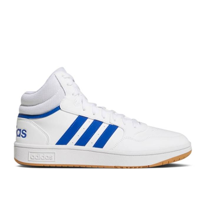 ǥ Adidas  Hoops 3.0 Mid 'White Royal Blue Gum' Men Cloud White/Ro...