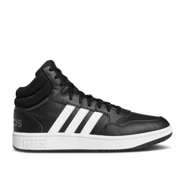 ǥ Adidas  Hoops 3.0 Mid 'Core Black' Men Core Black/Cloud White/G...