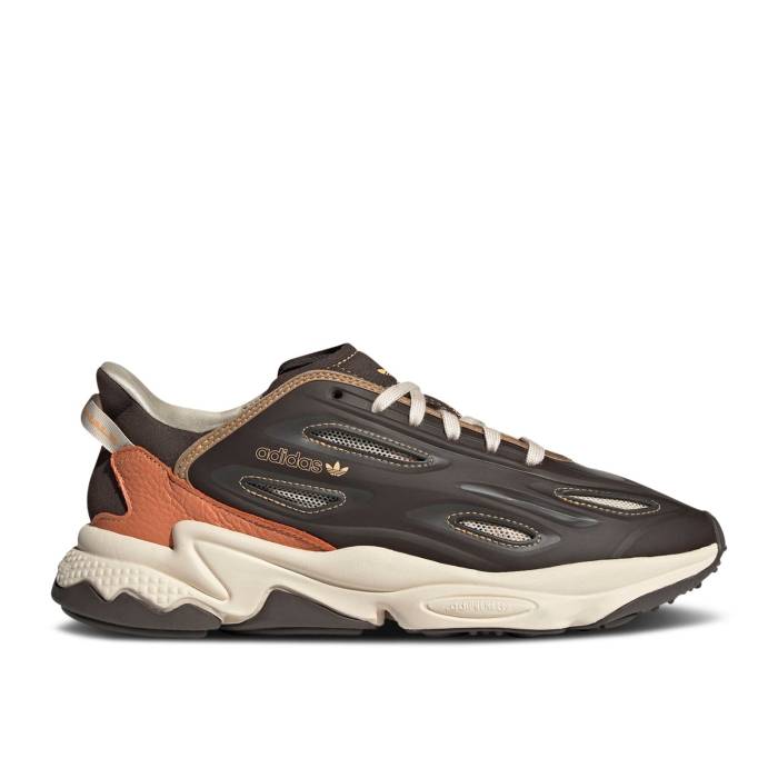 アディダス Adidas 【 Ozweego Celox 'Dark Brown' Men Dark Brown/Halo Ivory/Hazy Copper 】 靴 メンズ靴 スニーカー メンズ 茶色 ブラウン アイボリー 銅色 コッパー