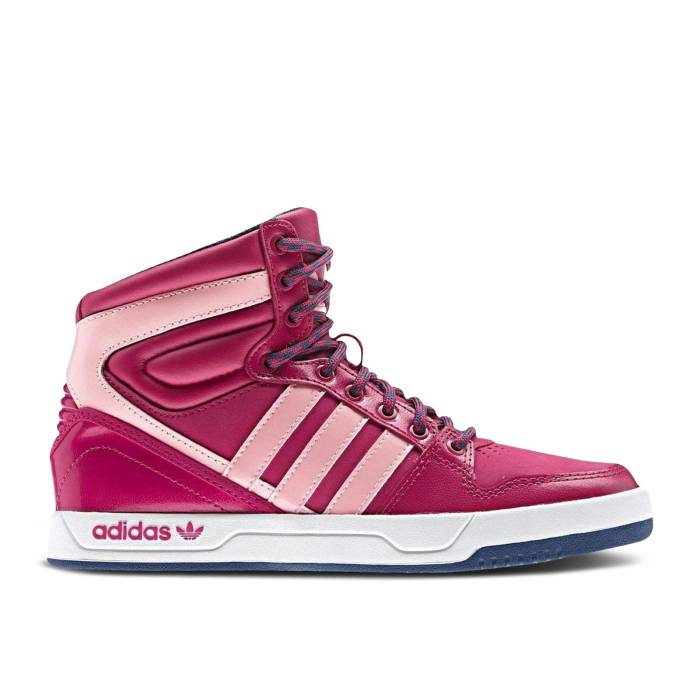 アディダス Adidas 【 Court Attitude J 'Vivid Berry' Youth Vivid Berry/Glow Pink/White ...