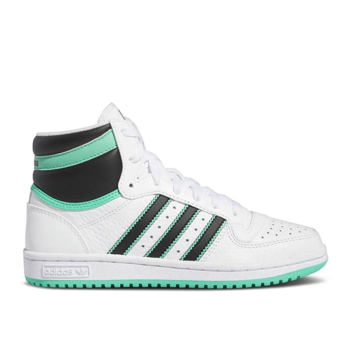 ǥ Adidas  Top Ten Rb J 'White Hi-Res Green' Youth Cloud White/Cor...