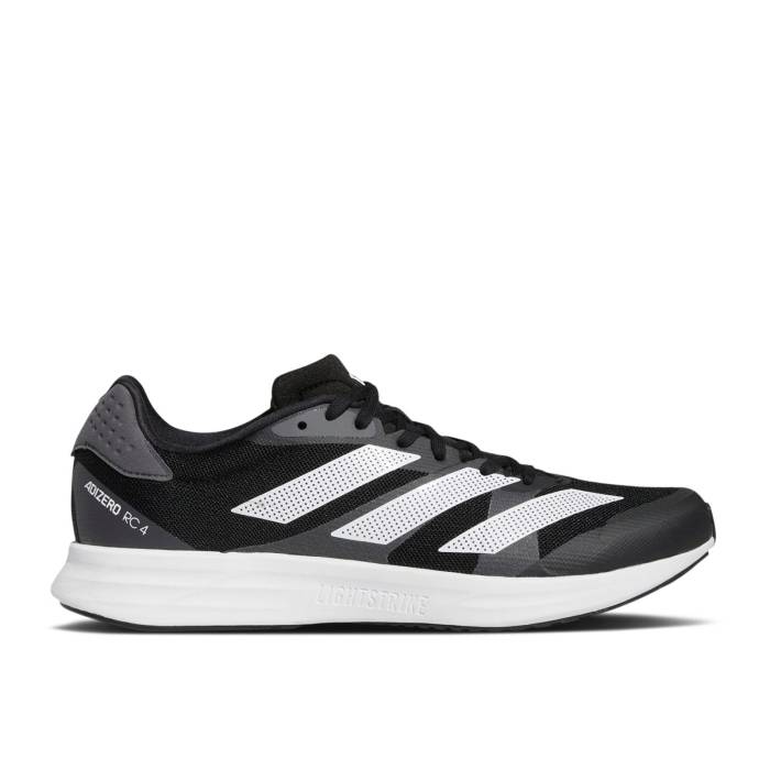 アディダス Adidas 【 Adizero Rc 4 'Grey White Black' Men Grey Six/Cloud White/Core Black 】 アディゼロ 白色 ホワイト 靴 メンズ靴 スニーカー メンズ 灰色 グレー 白色 ホワイト コア 黒色 ブラック