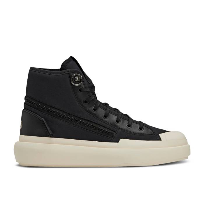 アディダス Adidas 【 Y-3 Ajatu Court High 'Black Cream White' Men Black/Black/Cream Wh...