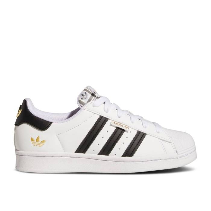 ǥ Adidas  Superstar Big Kid 'Graphic Pop - White Black' Youth Clo...