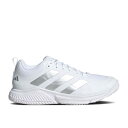 アディダス Adidas 【 Wmns Court Team Bounce 2.0 'White Silver Metallic' Women Cloud Wh...