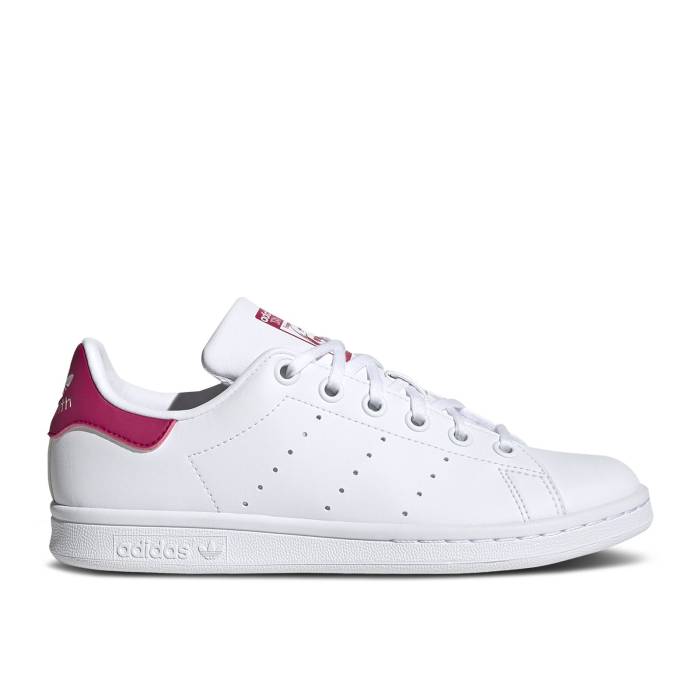 楽天スニケスアディダス Adidas 【 Stan Smith J 'White Bold Pink' Youth Cloud White/Cloud White/Bold Pink 】 キッズ ベビー マタニティ キッズファッション 靴 スニーカー ジュニア キッズ 白色 ホワイト pink ピンク
