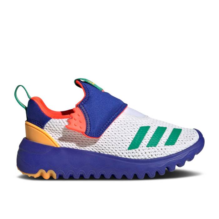 ǥ Adidas  Suru365 Slip-On J 'White Blue Green' Youth Cloud White/...