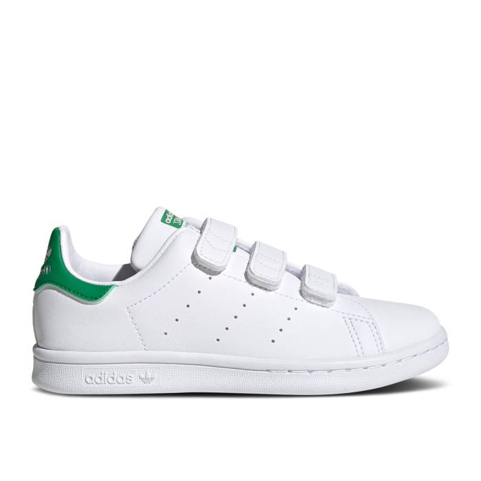 ǥ Adidas  Stan Smith Cf C 'White Green' Youth Cloud White/Cloud W...