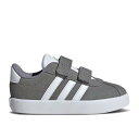 アディダス Adidas 【 Vl Court 3.0 I 'Grey White' Infant Grey Three/Cloud White/Grey Tw...