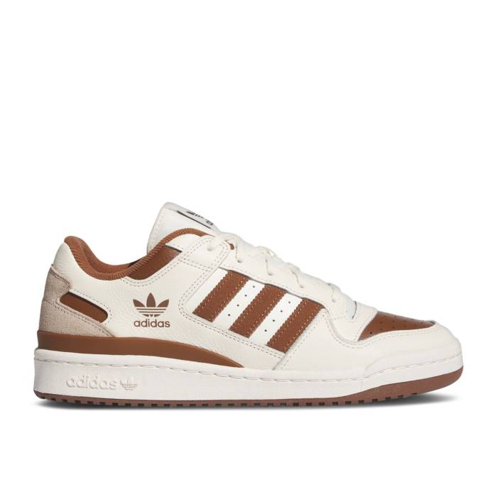 アディダス Adidas 【 Forum Low Cl 'Cream White Preloved Brown' Men Cream White/Preloved Brown/Wonder Beige 】 フォーラム 白色 ホワイト 靴 メンズ靴 スニーカー メンズ クリーム 白色 ホワイト 茶色 ブラウン ベー